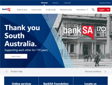 Tablet Screenshot of banksa.com.au